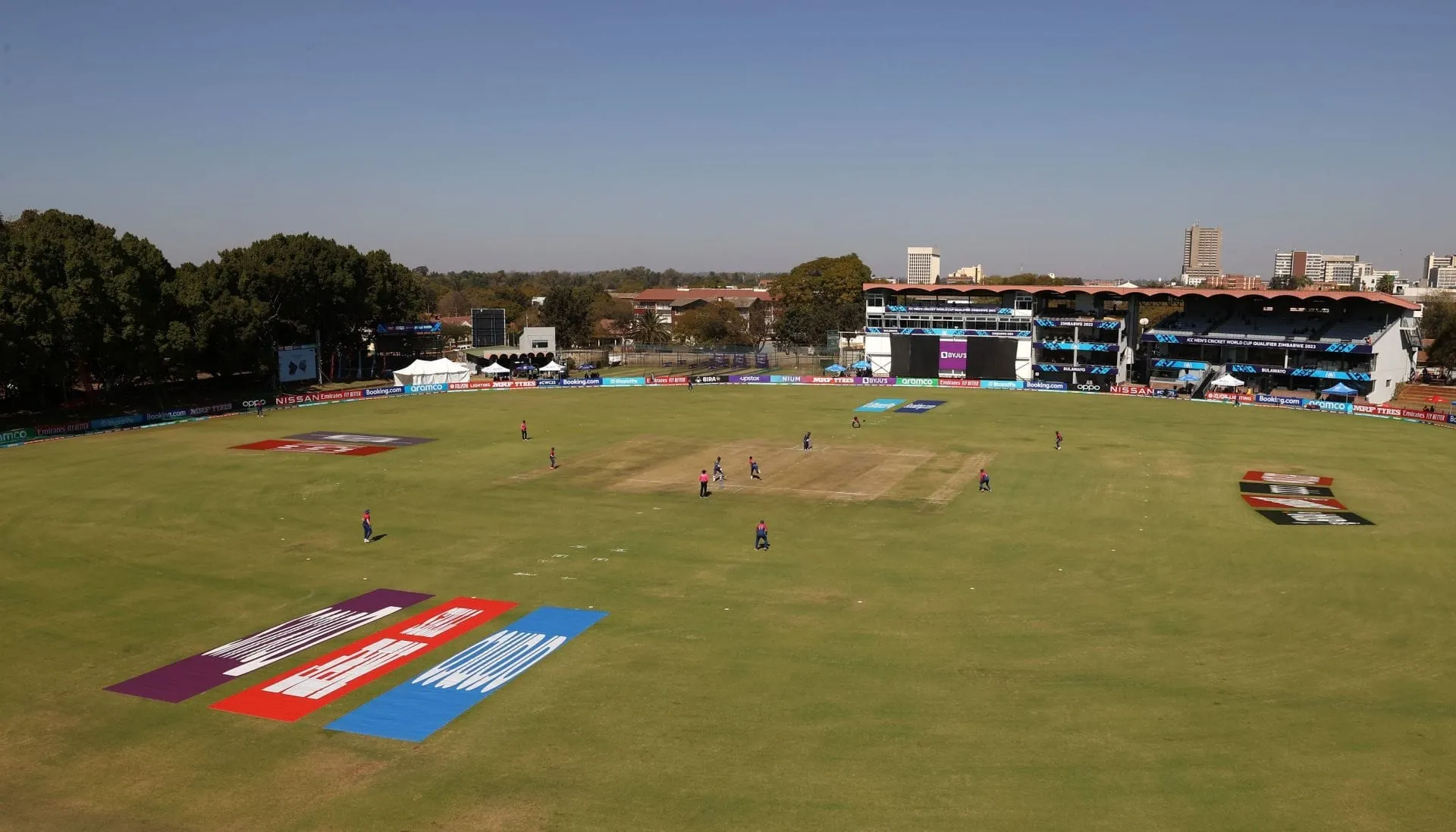 Queens Sports Club in Bulawayo on a match day